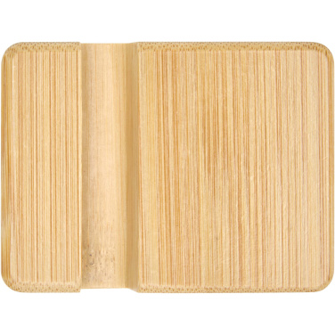 Логотрейд pекламные cувениры картинка: Ebla бамбуковая подставка для телефона