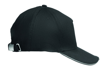 Лого трейд pекламные cувениры фото: 5 panel LED cotton cap 220gr/m²