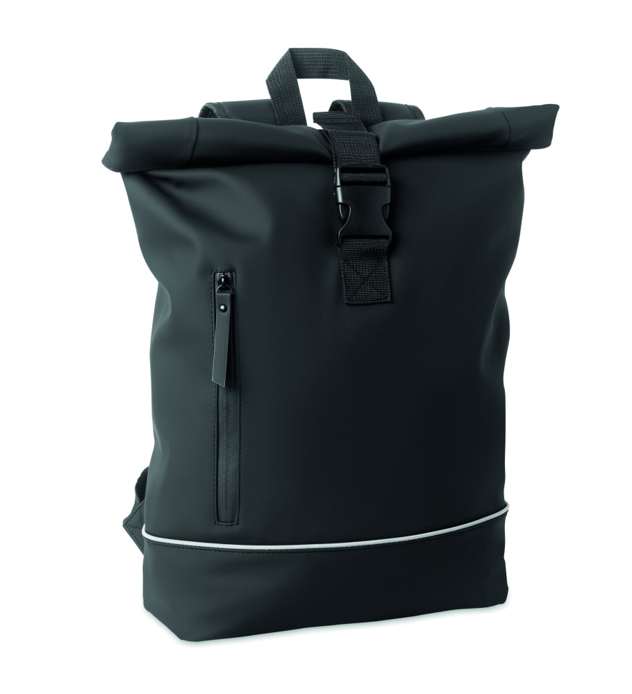 Лого трейд pекламные подарки фото: Laptop 15" roll top PU backpack