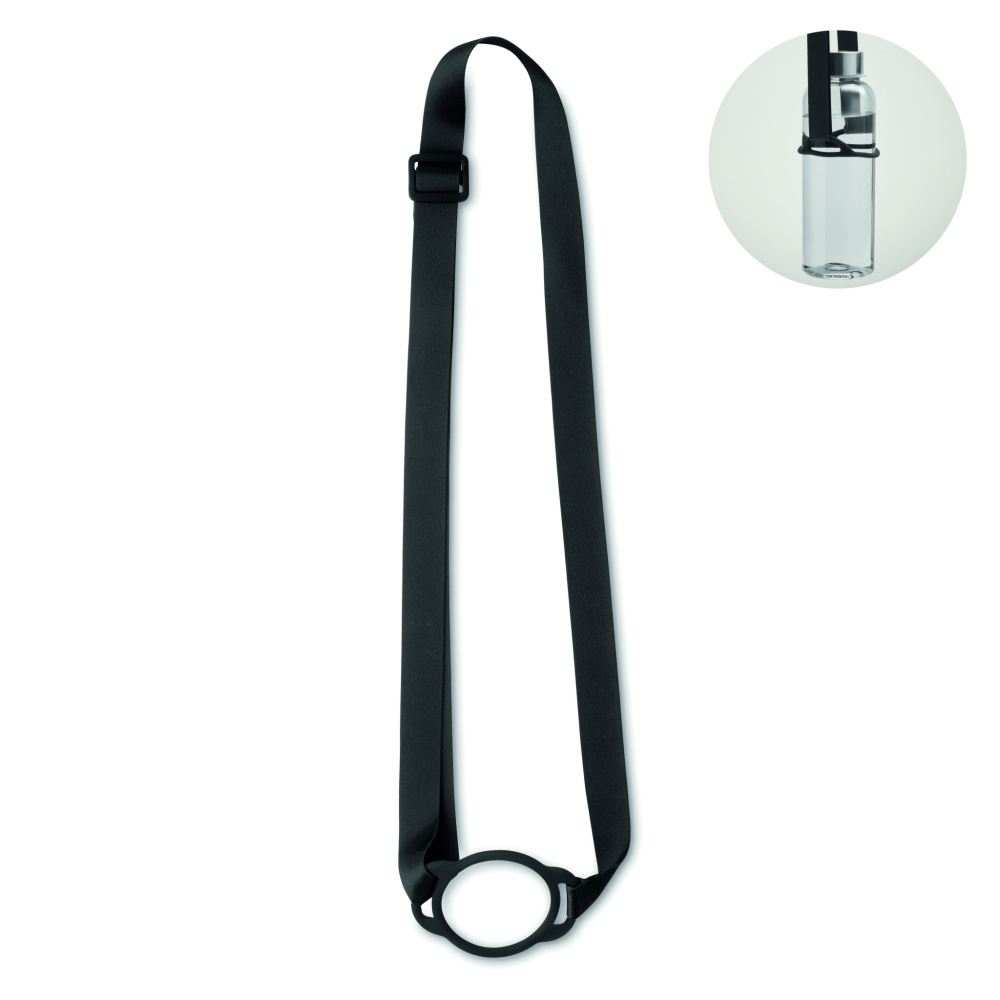 Логотрейд pекламные продукты картинка: Lanyard with cup holder 6cm