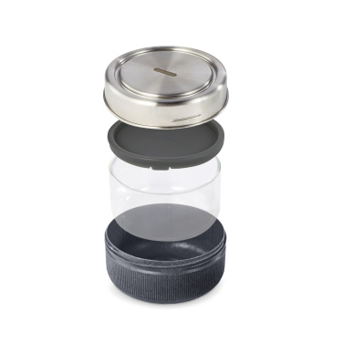 Логотрейд pекламные cувениры картинка: Стеклянная миска для обеда Black+Blum 750 мл