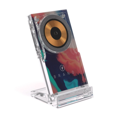 Лого трейд pекламные продукты фото: Магнитная беспроводная зарядная подставка Magcharge 15 Вт