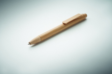 Логотрейд pекламные cувениры картинка: Bamboo automatic ball pen