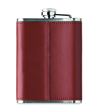 Лого трейд pекламные подарки фото: Slim hip flask 200 ml