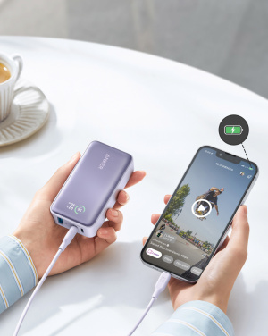 Лого трейд pекламные продукты фото: Внешний аккумулятор Anker Powerbank PowerCore 10.000mAh 30W