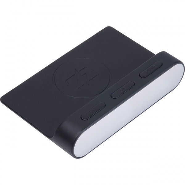 Лого трейд pекламные продукты фото: Будильник и беспроводное зарядное устройство ADELAIDE