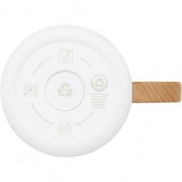 Logotrade profilprodukter bild: Bjorn 360 ml RCS-certifierad mugg i återvunnet rostfritt stål med kopparvakuumisolering