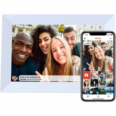 Logotrade reklamprodukter bild: Prixton Prado 10 tum Frameo digital fotoram med wifi