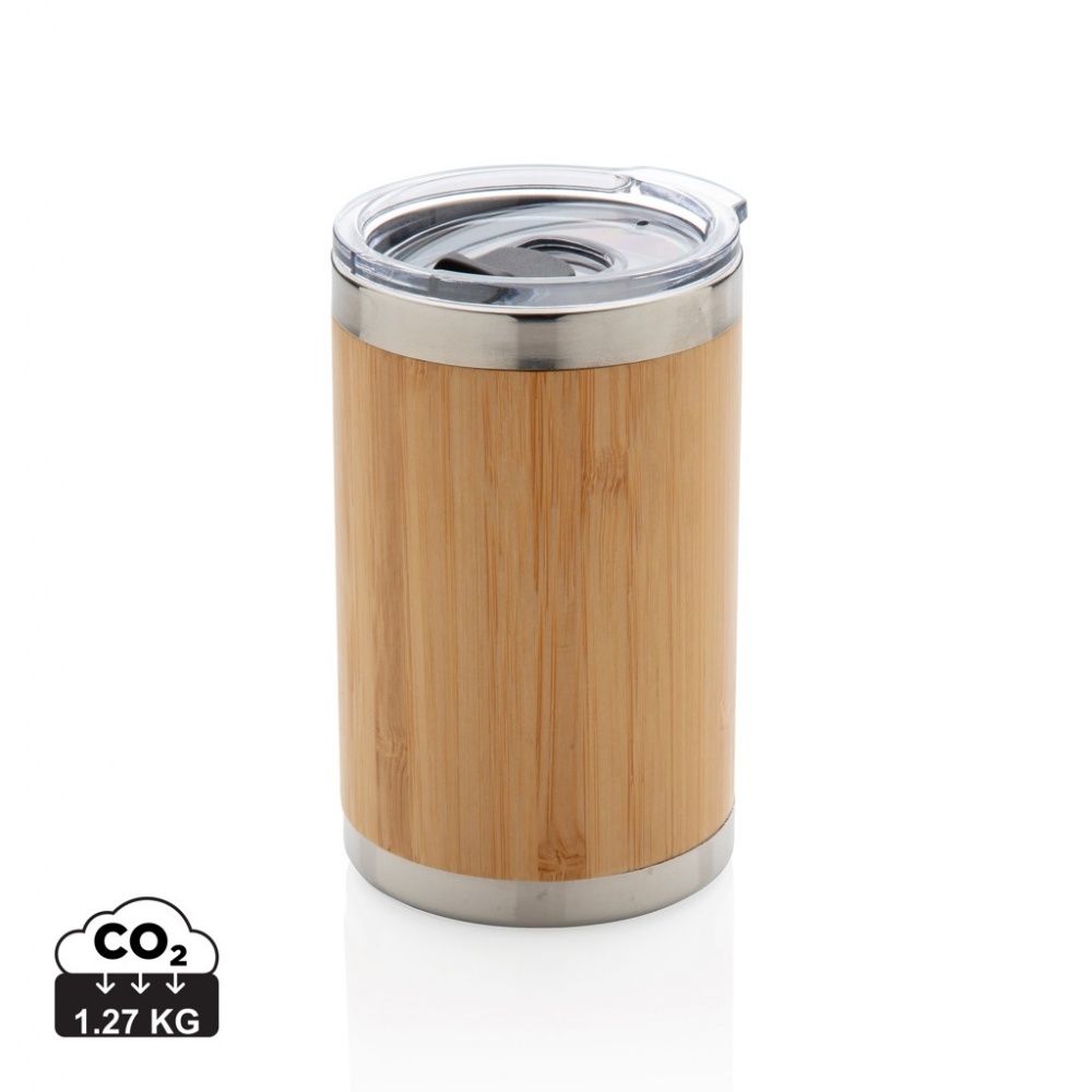 Logotrade reklamprodukter bild: Bambu coffee to go mugg