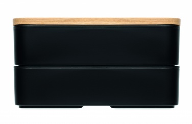 Logotrade profilreklam bild: Matlåda i PP och bambulock