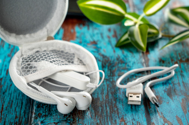 Logotrade reklamprodukter bild: Bluetooth hörlurar ALTEA