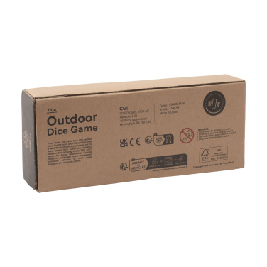 Logotrade profilreklam bild: Tärningsspel utomhus