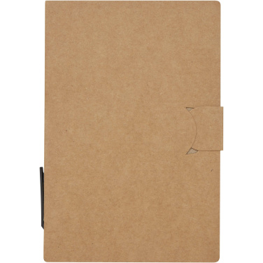 Logotrade presentreklam bild: Swift självhäftande anteckningshäfte med kulspetspenna (svart bläck)