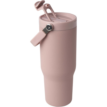 Logotrade profilprodukter bild: Bronx 900 ml vakuumisolerad termos av koppar och RCS-certifierat återvunnet rostfritt stål med ett lock med dubbla funktioner