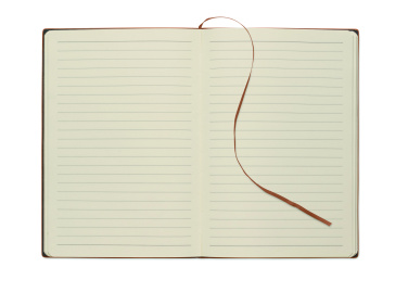 Logotrade profilprodukter bild: A5 anteckningsbok i smokey PU