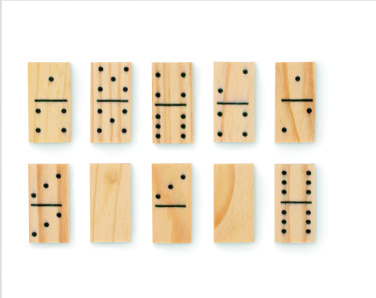 Logotrade reklamprodukter bild: Domino- och kort set